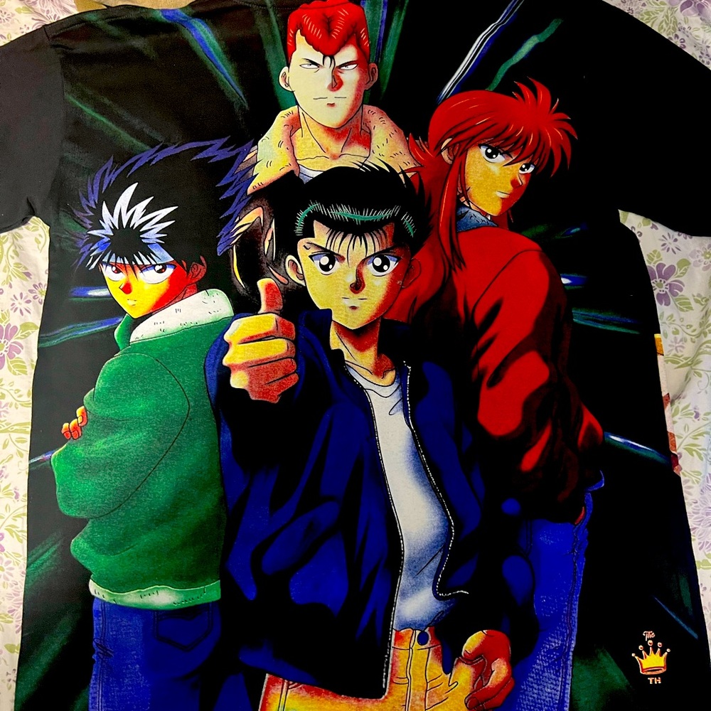 Vintage Anime Yu-Yu Hakusho tee shirt size large